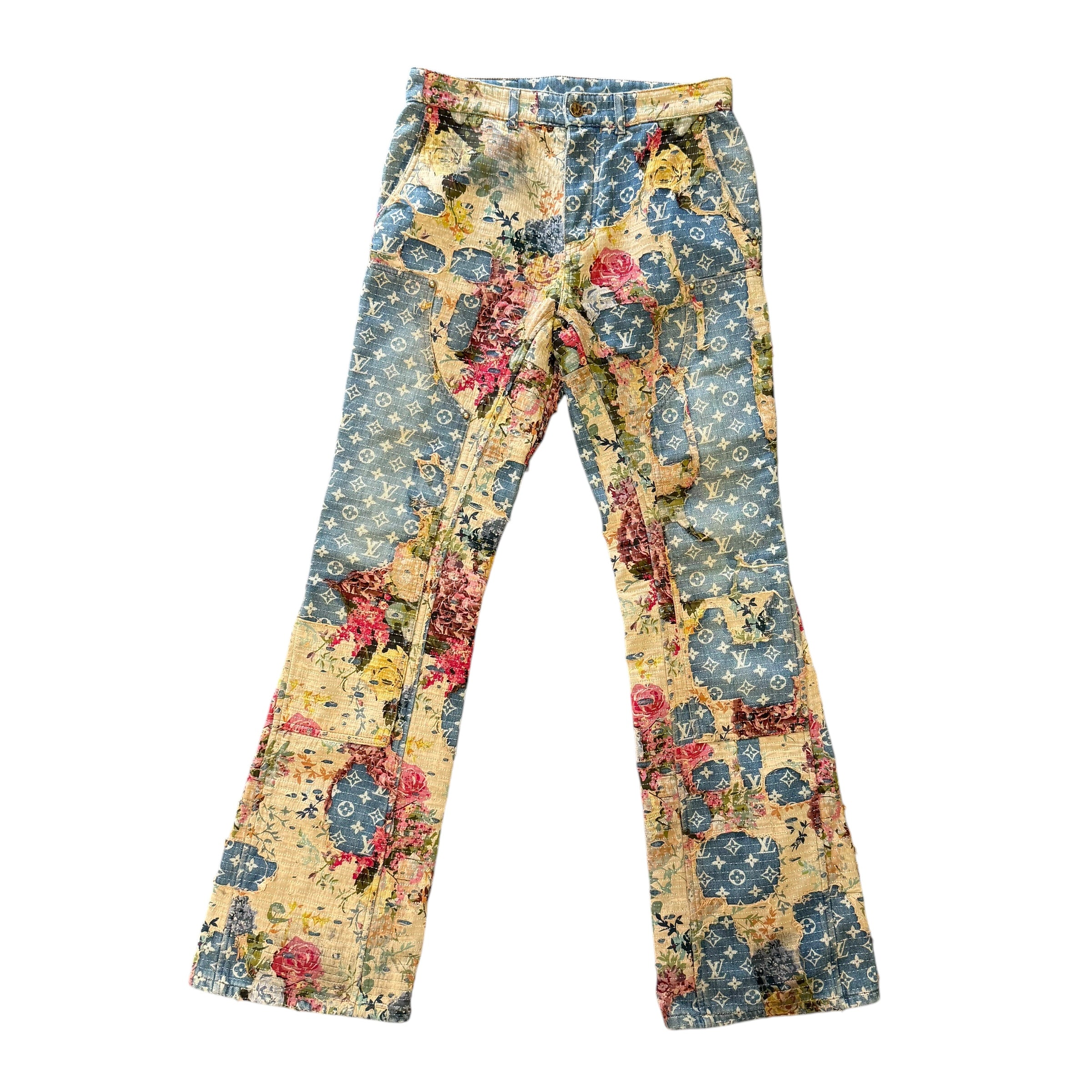 Louis Vuitton X Virgil Abloh Destroyed Carpenter Pants