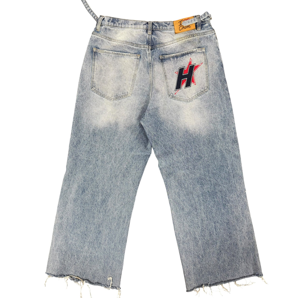 HMDD Distressed Blue Jeans