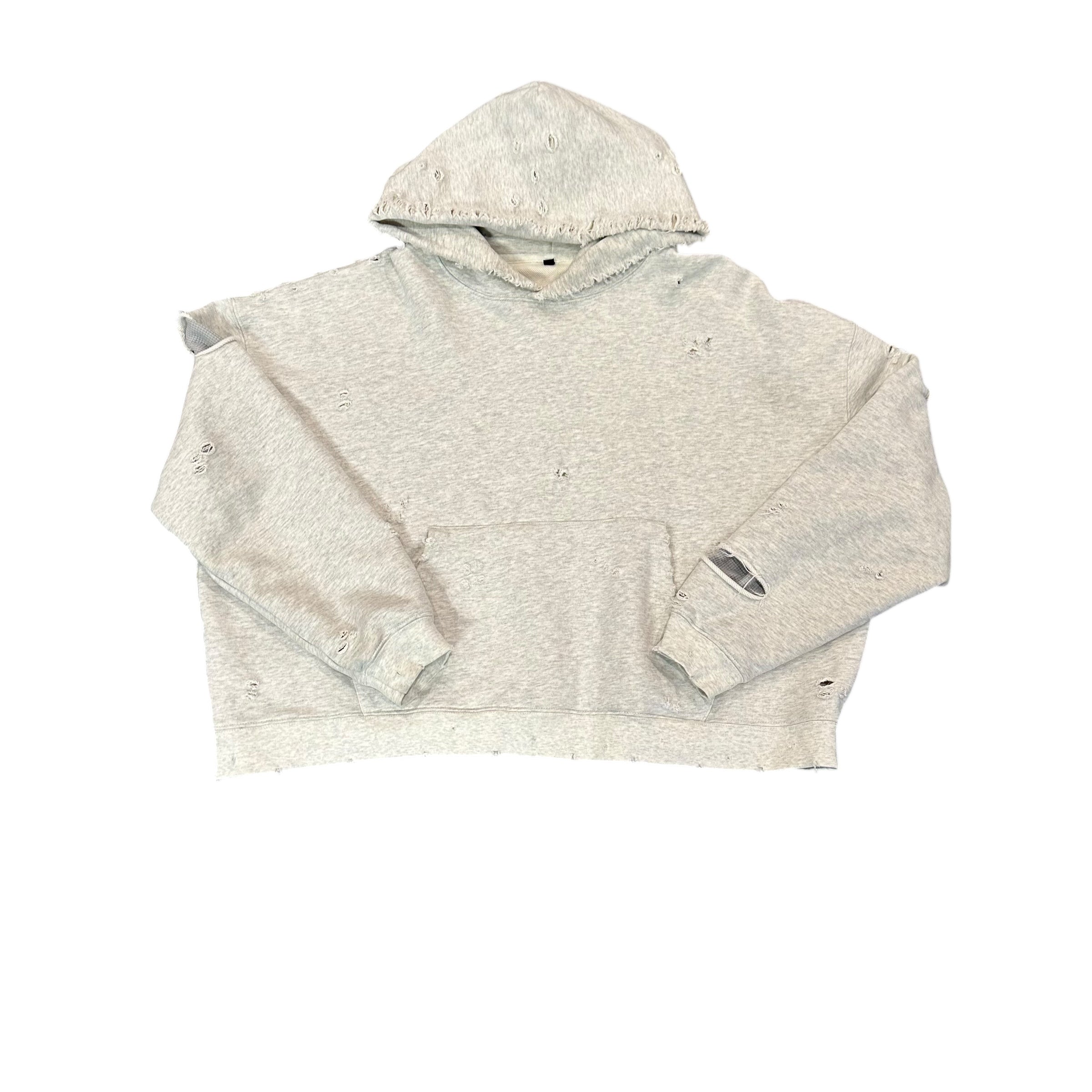 GV Gallery Grey Distressed Hoodie