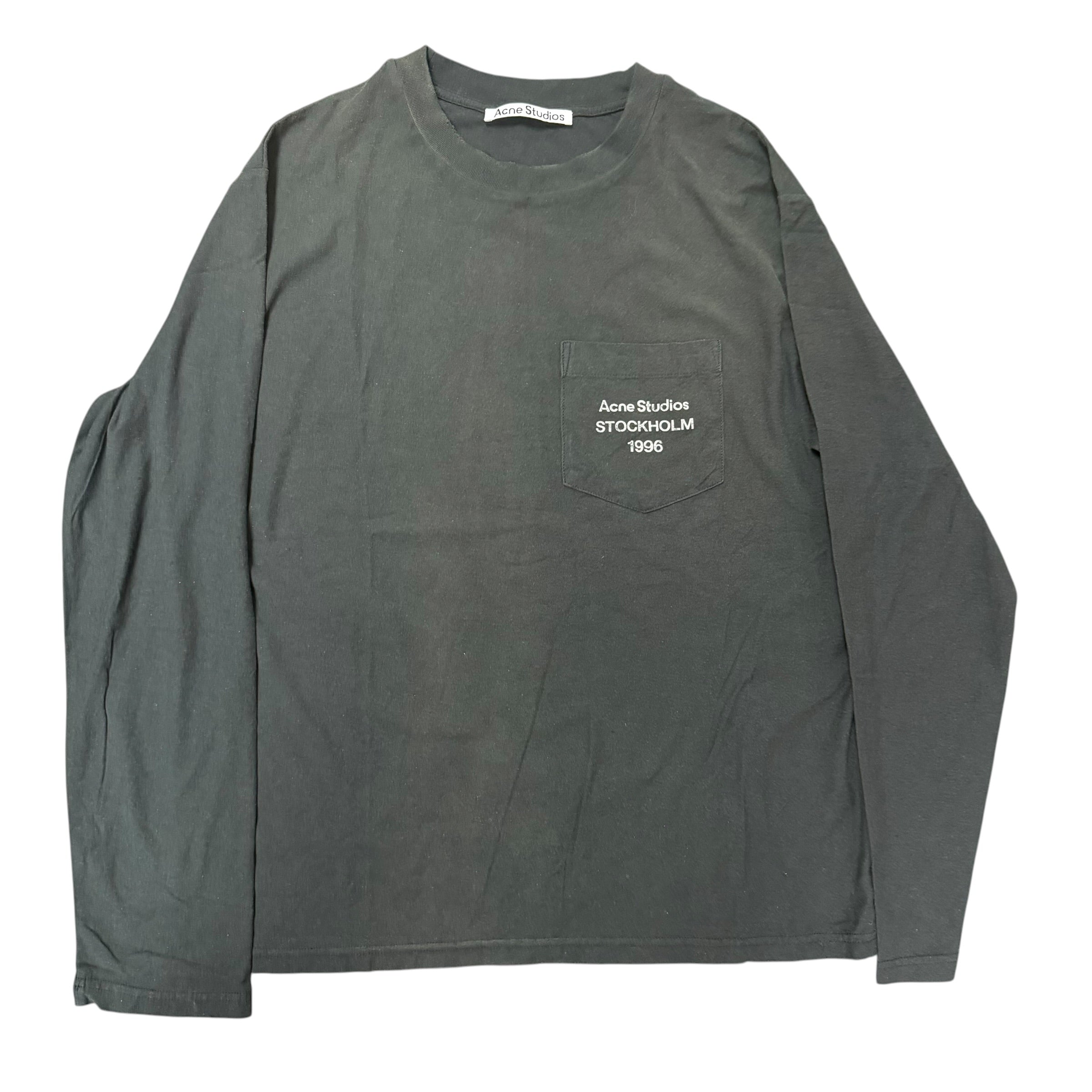 NEW Acne Studios Black L/S Pocket Tee