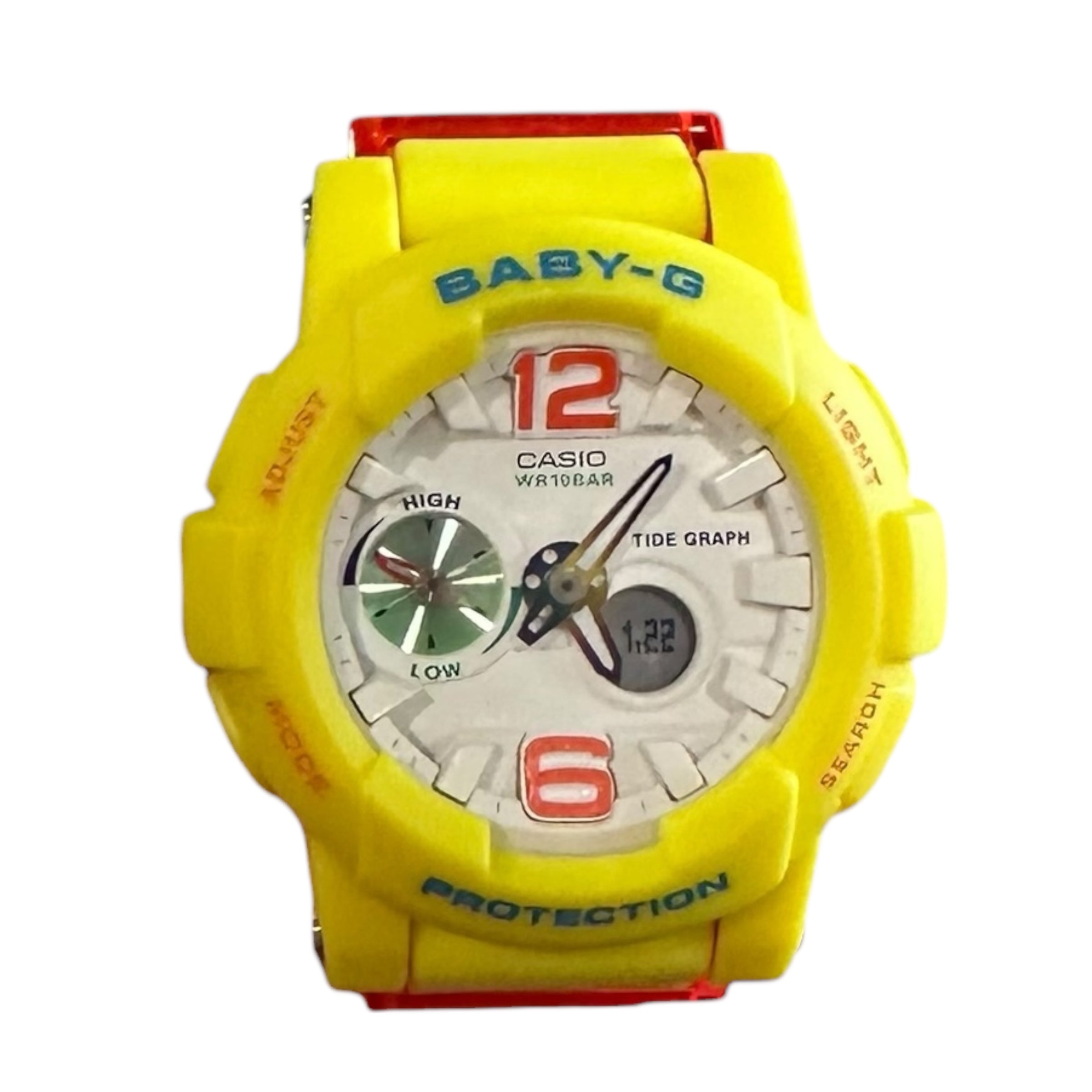 Baby G-Shock Yellow/White/Red Watch