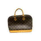 Louis Vuitton Alma Monogram Hand Bag Brown