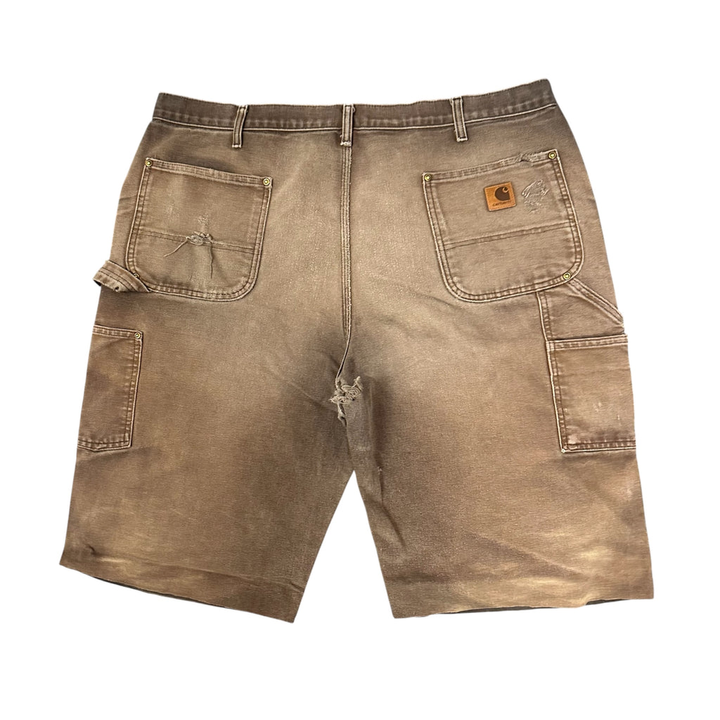 Vintage Carhartt Distressed Brown Double Knee Shorts
