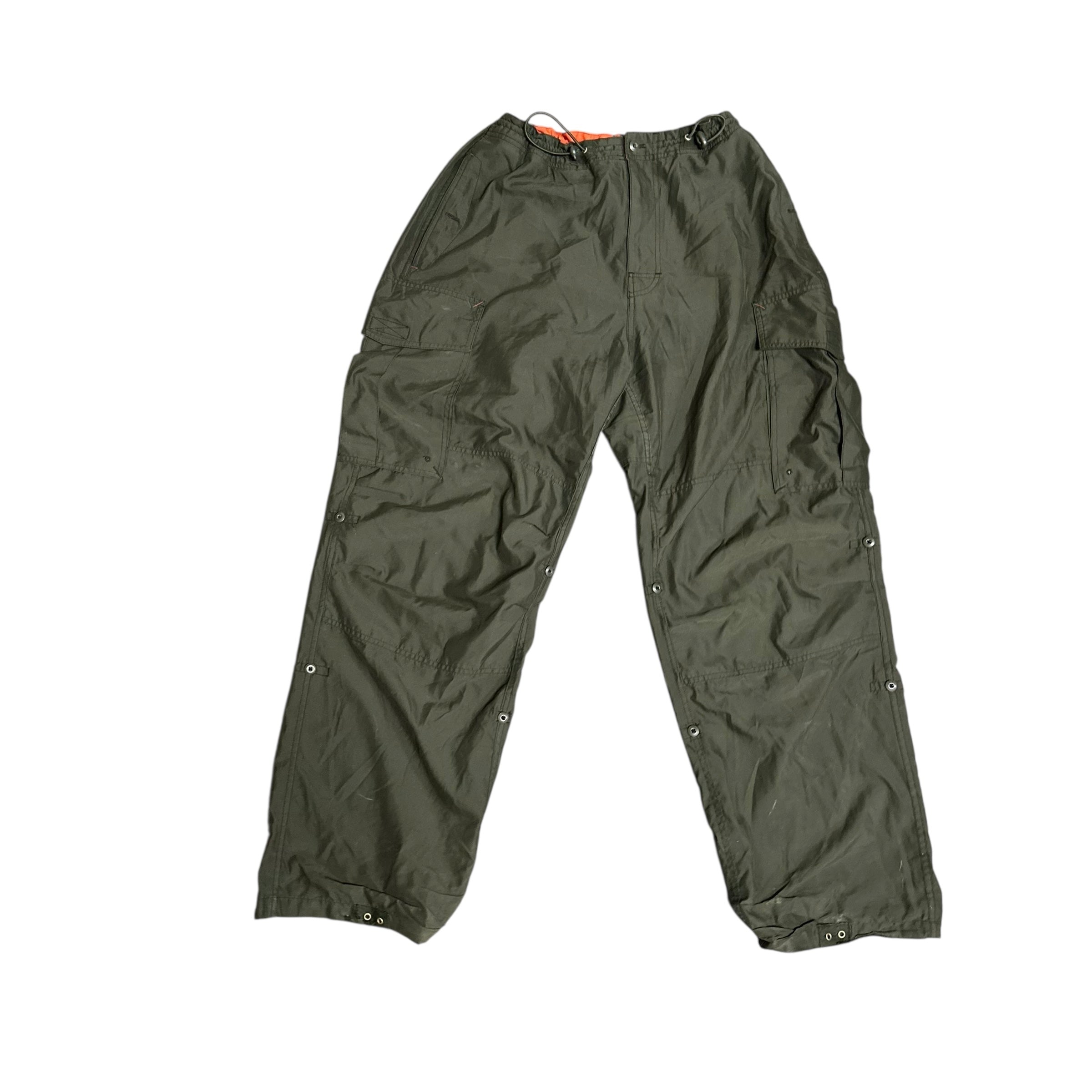 Vintage Green/Orange Cargo Pants