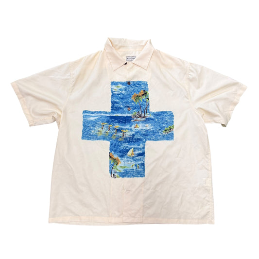 Kapital Hawaii Cream Silk Button Up