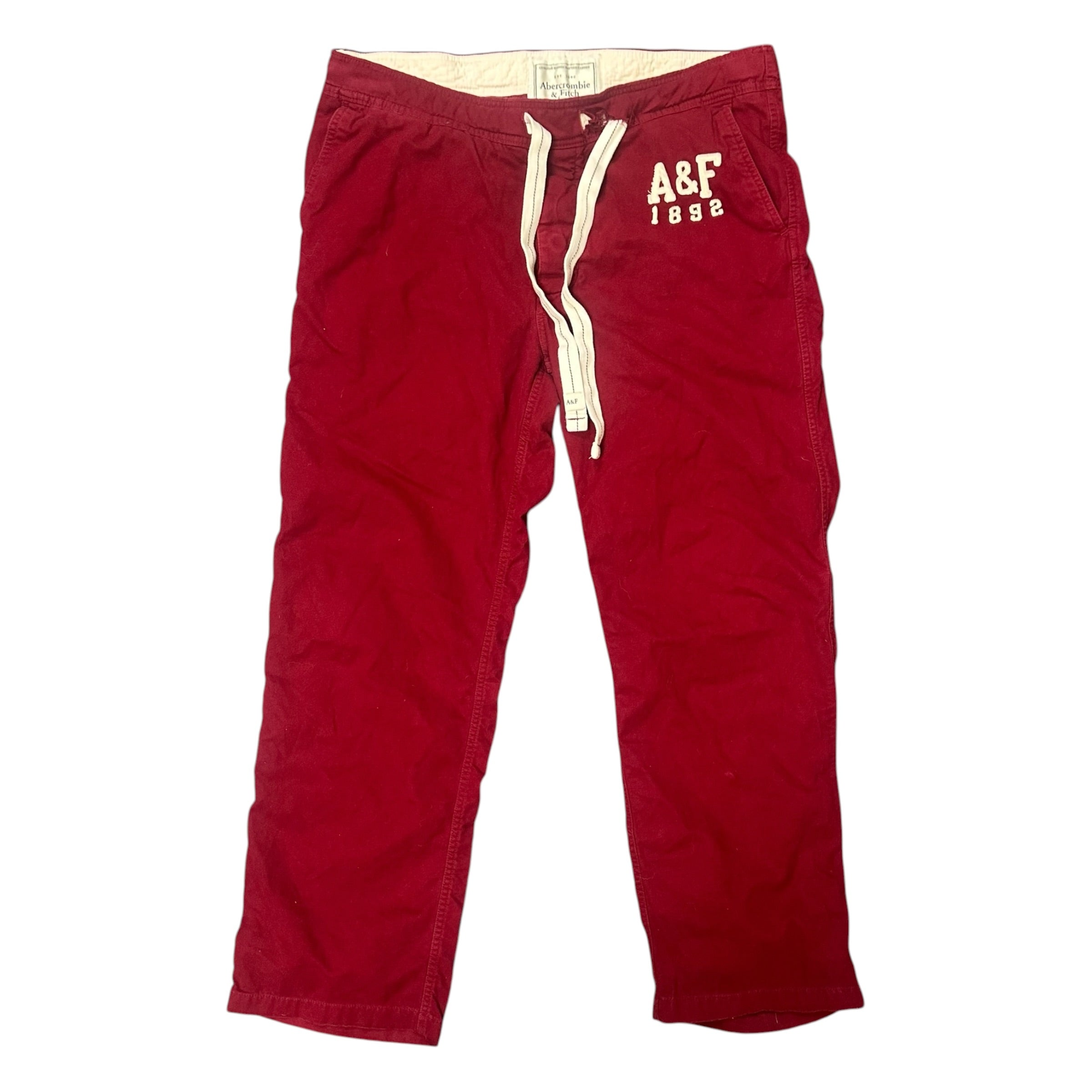 Vintage Abercrombie & Fitch Red Pants
