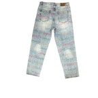 New Sicko All-Over Print Light Blue Denim Jeans