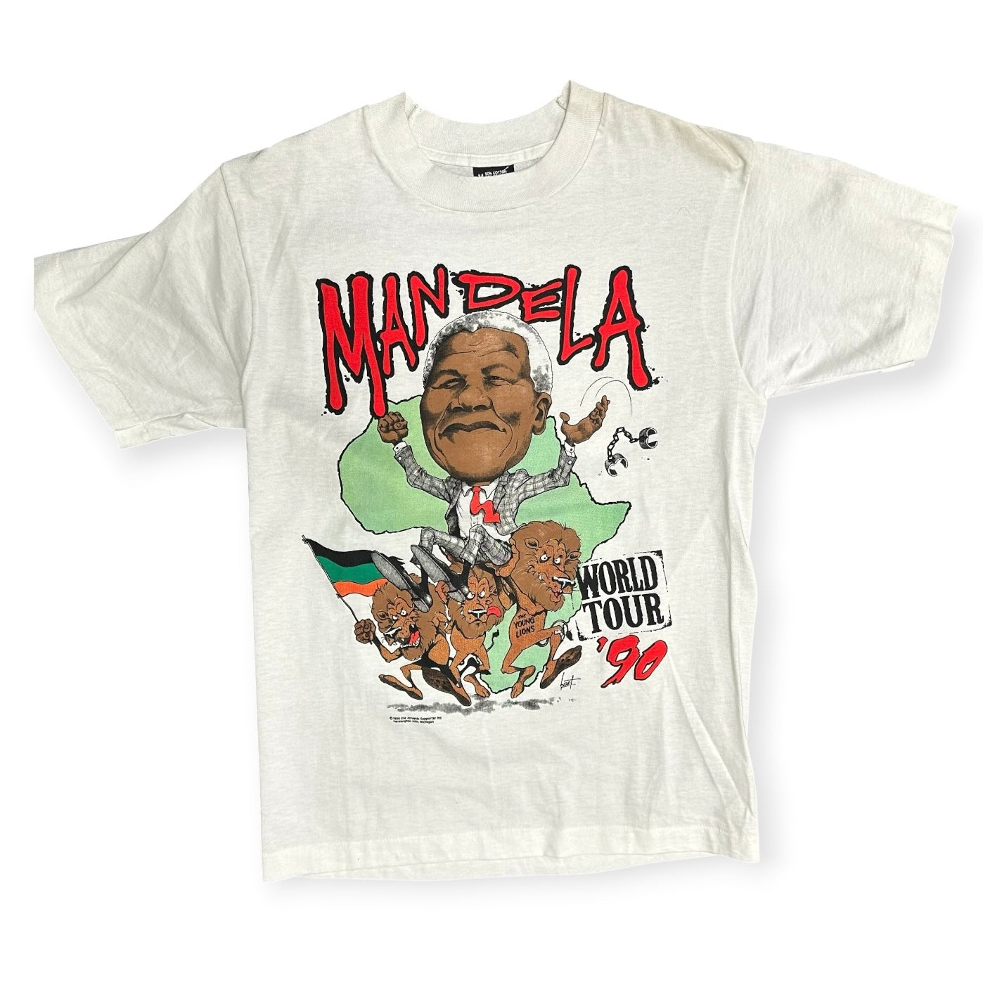 Vintage Nelson Mandela  "World Tour’ Tee