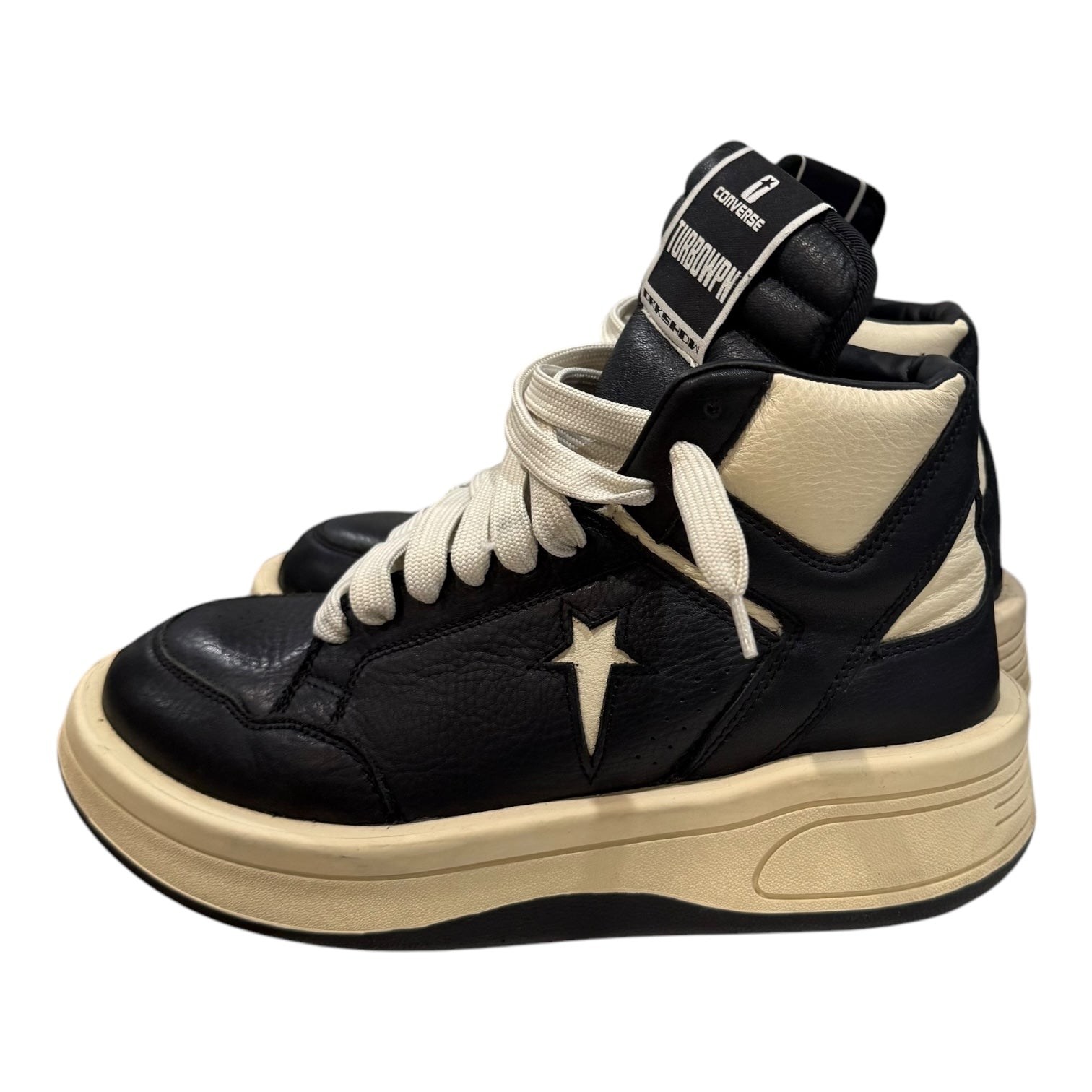 Rick Owens X Converse TURBOWPN Mid DRKSHDW Black