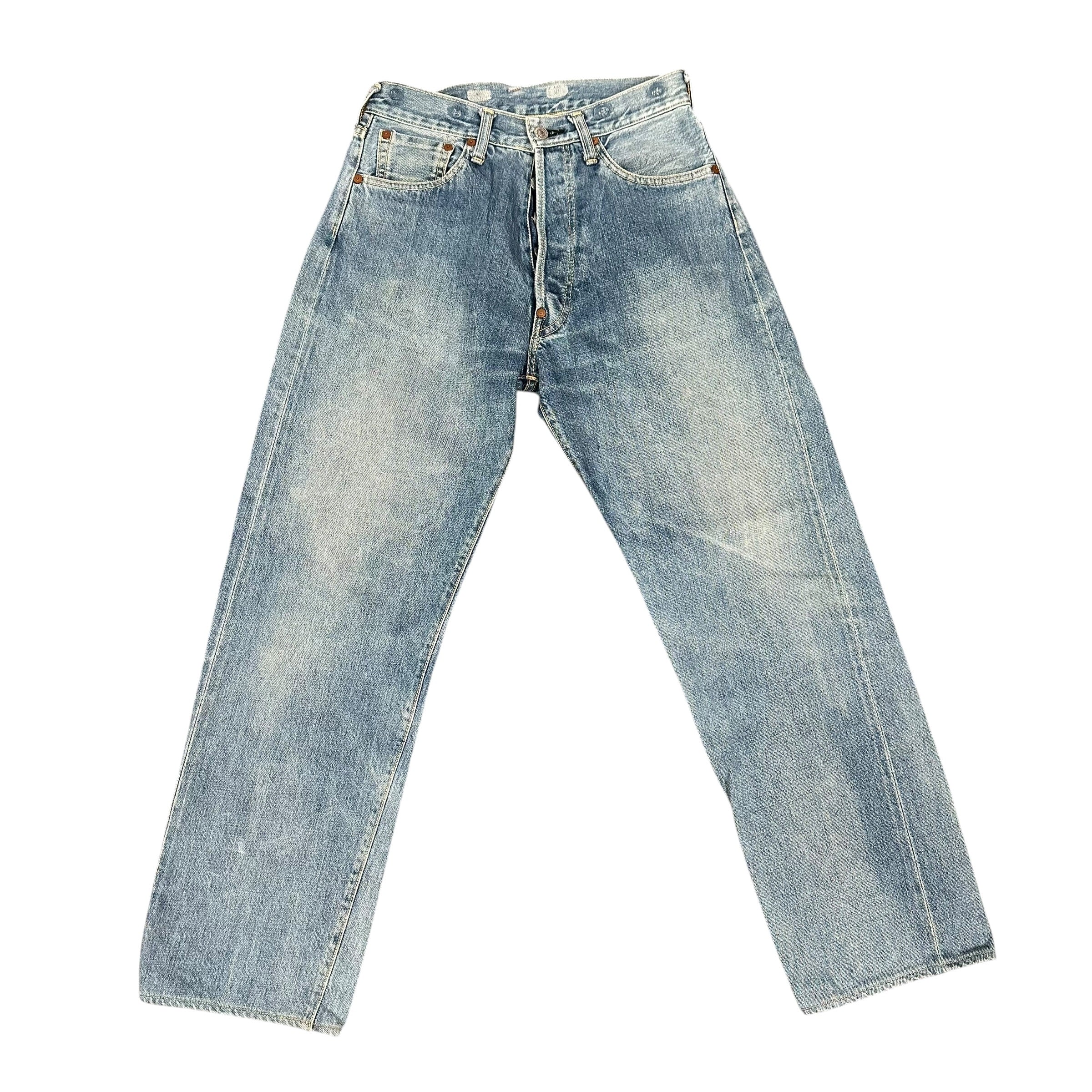 Evisu “No.2” Light Blue/Pink Jeans (30x35)