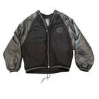 Telfar Upside Down Bomber Jacket in Black