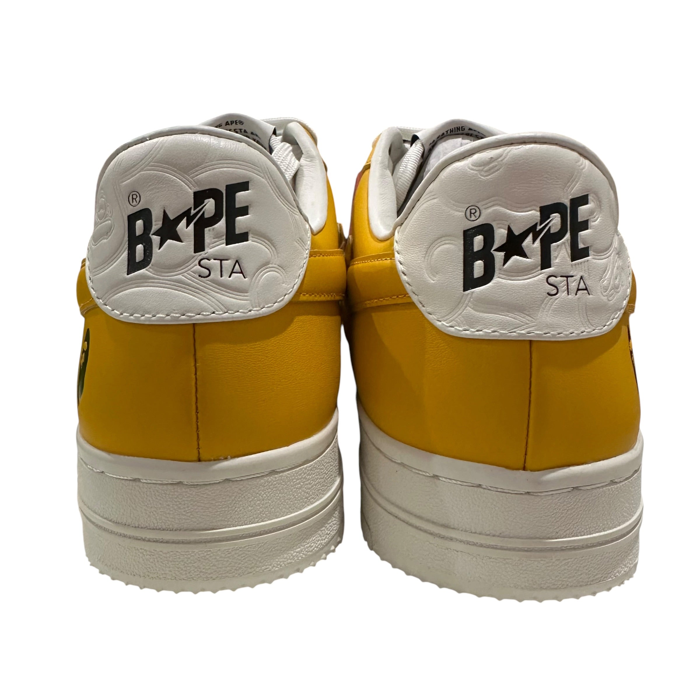 NEW Bape Sta Yellow/White Sneakers