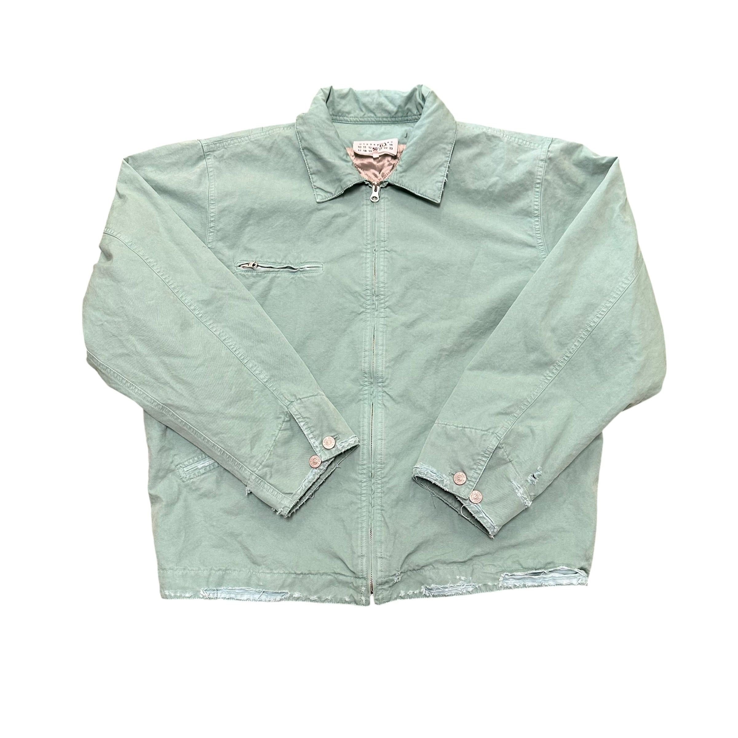 Turquoise Margiela Work Jacket