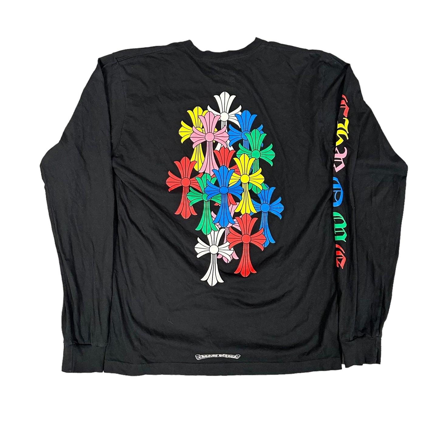 Chrome Hearts Multicolor Cross L/S Tee