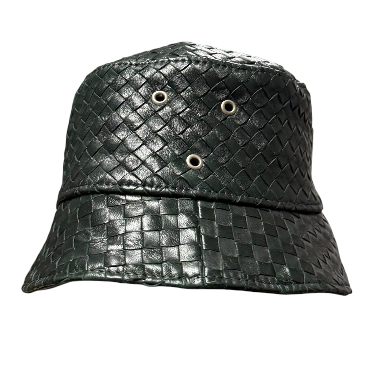 Bottega Veneta Intrecciato Leather Bucket Hat