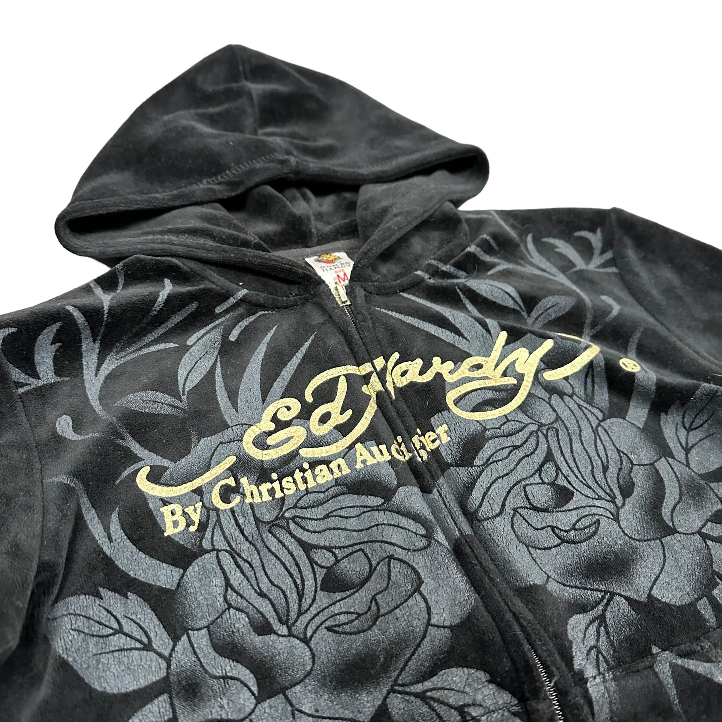 Ed Hardy Black Love Kills Hoodie