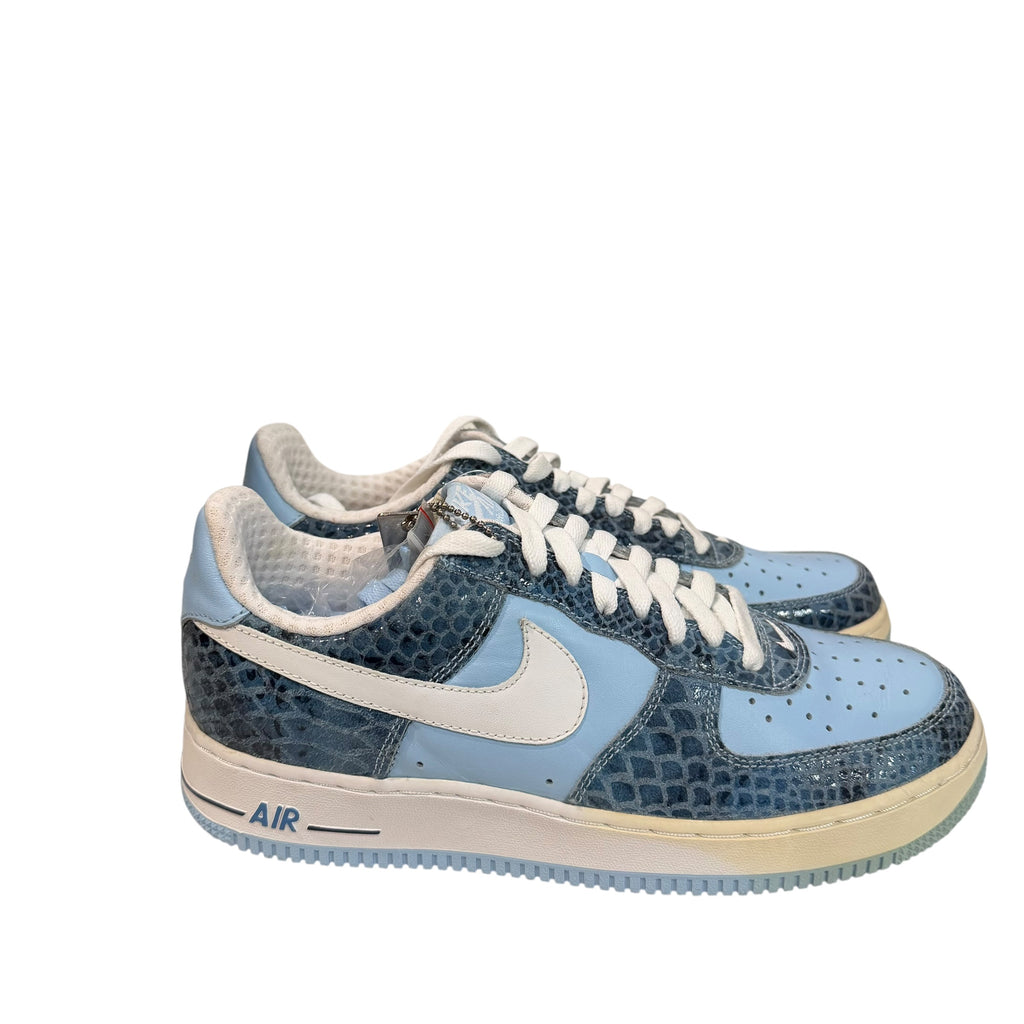 NEW ‘06 Nike Air Force 1 "Ice Blue Snakeskin" (No Box)