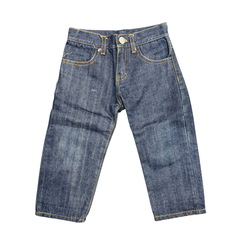 Kids Evisu Blue/Red Middle Pocket Jeans