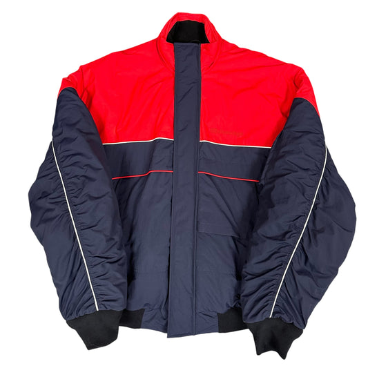 Balenciaga Red/Navy Bomber Jacket