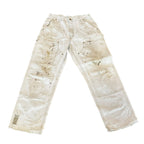 Vintage Carhartt Double Knee White Paint Splatter Pants (31)