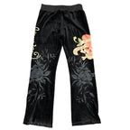Ed Hardy Black Love Kills Sweatpants
