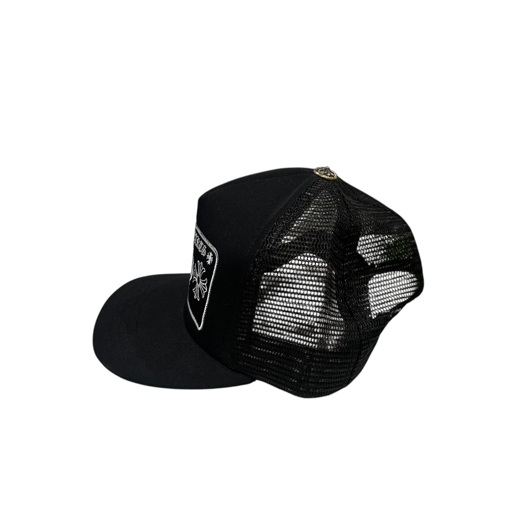 Chrome Hearts Black Miami Trucker Hat