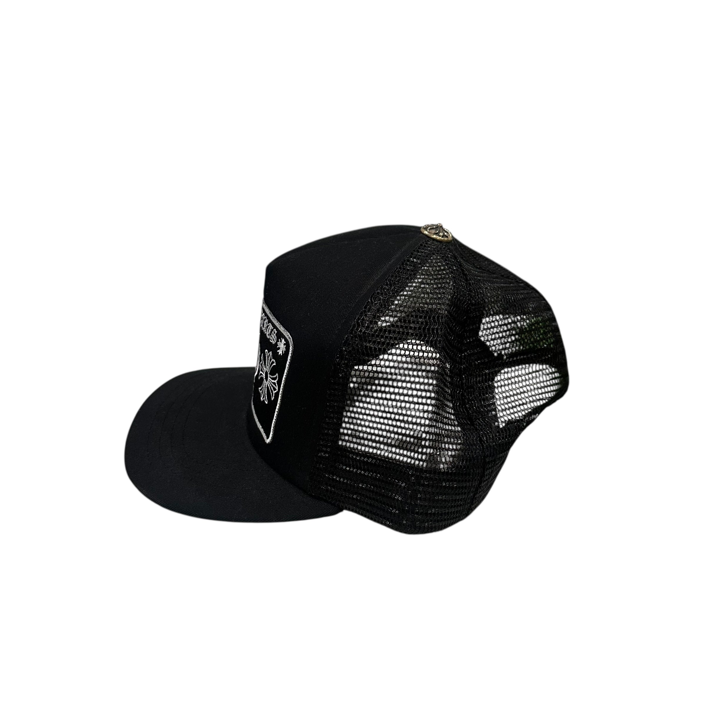 Chrome Hearts Black Miami Trucker Hat