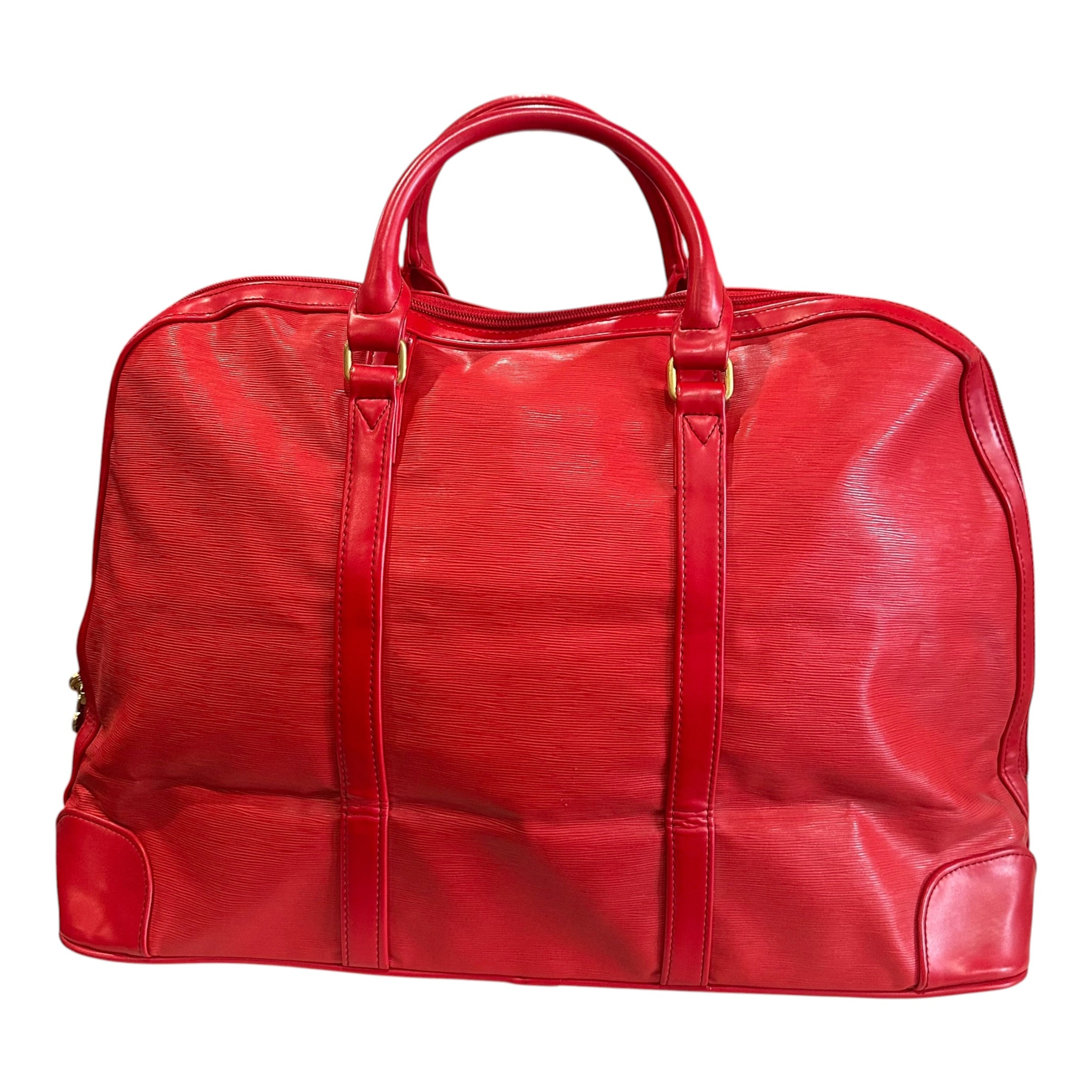 Balenciaga Red Travel Bag