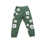 Denim Tears Green Cotton Wreath Sweatpants