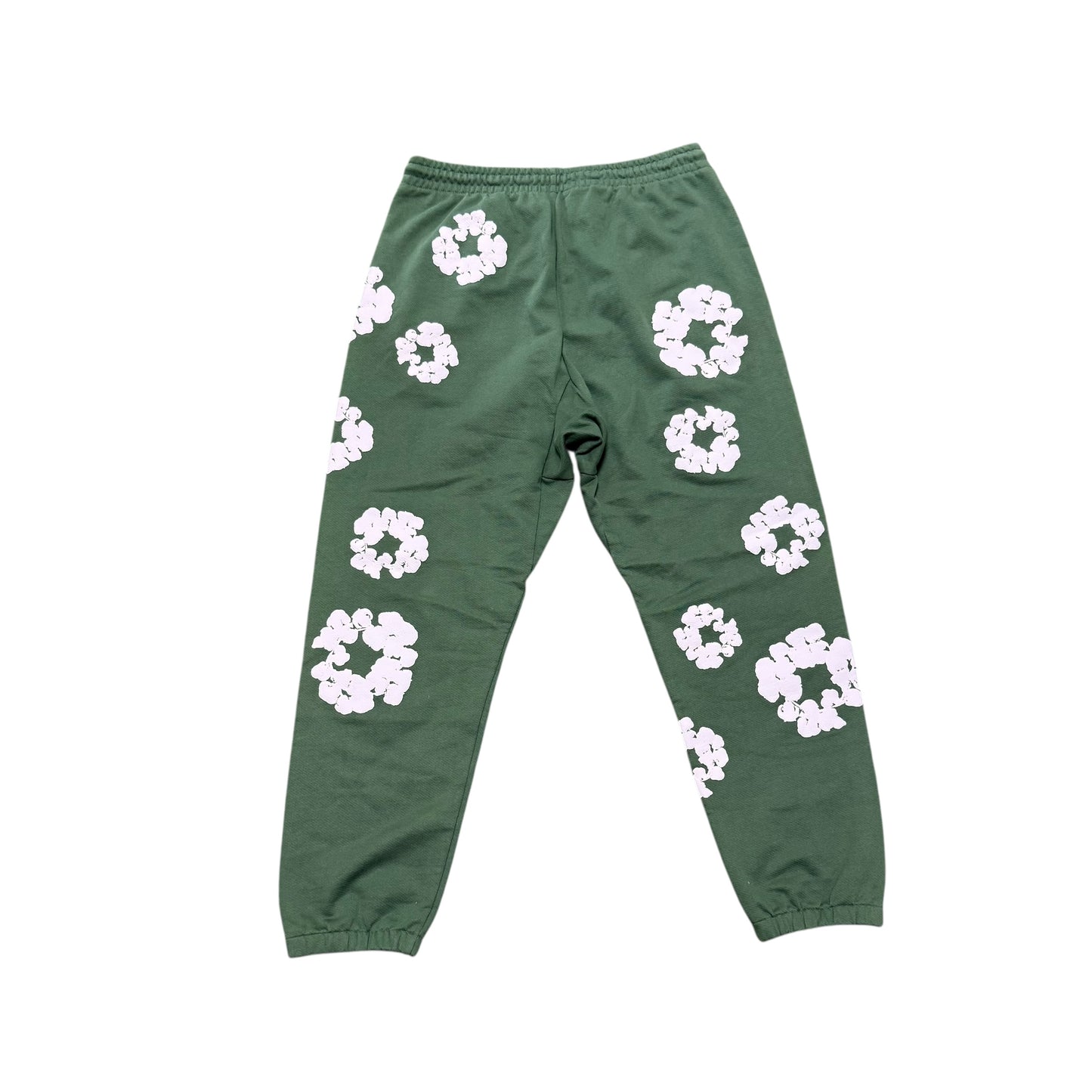 Denim Tears Green Cotton Wreath Sweatpants