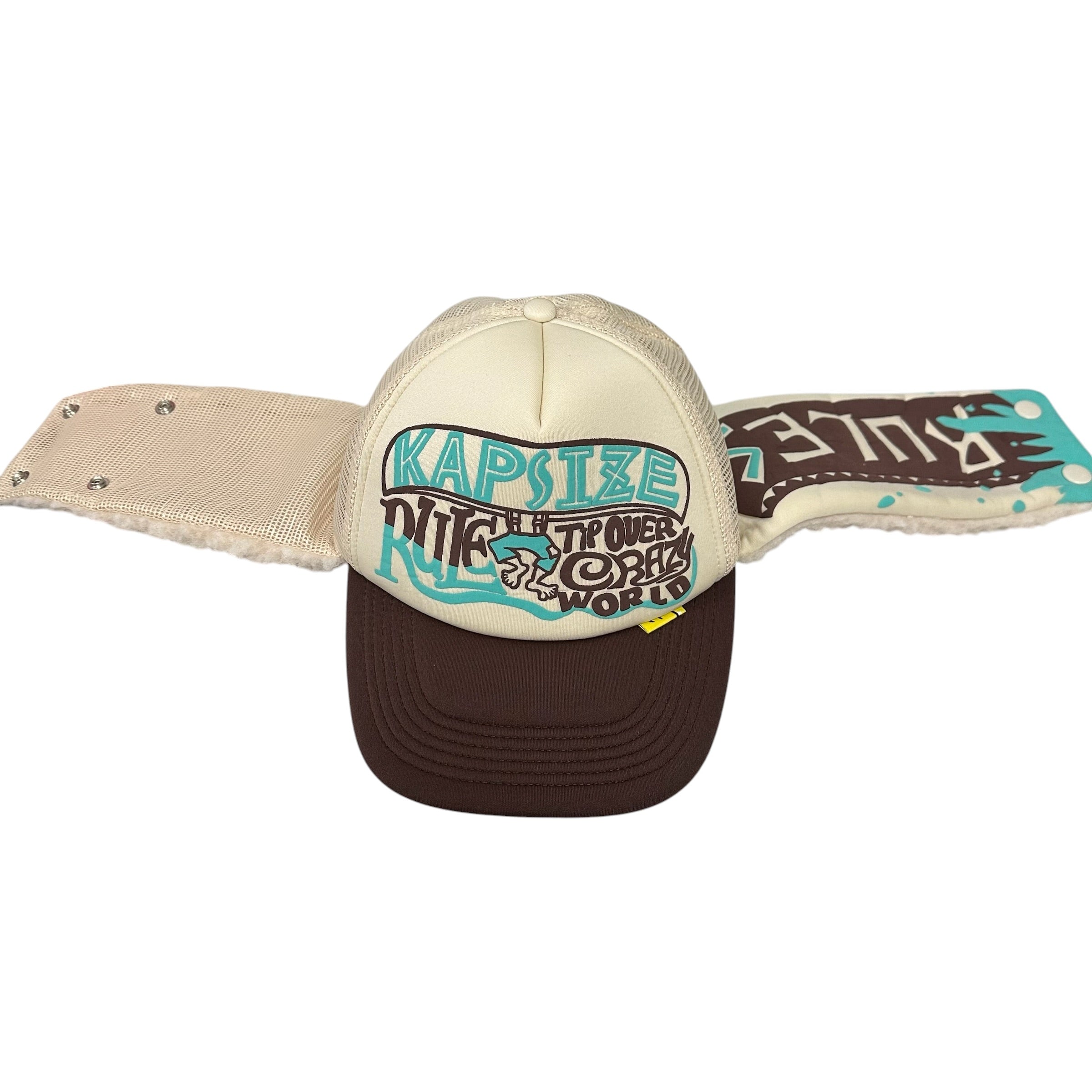 Kapsize Lumbar Track Cap ‘Brown/Cream’