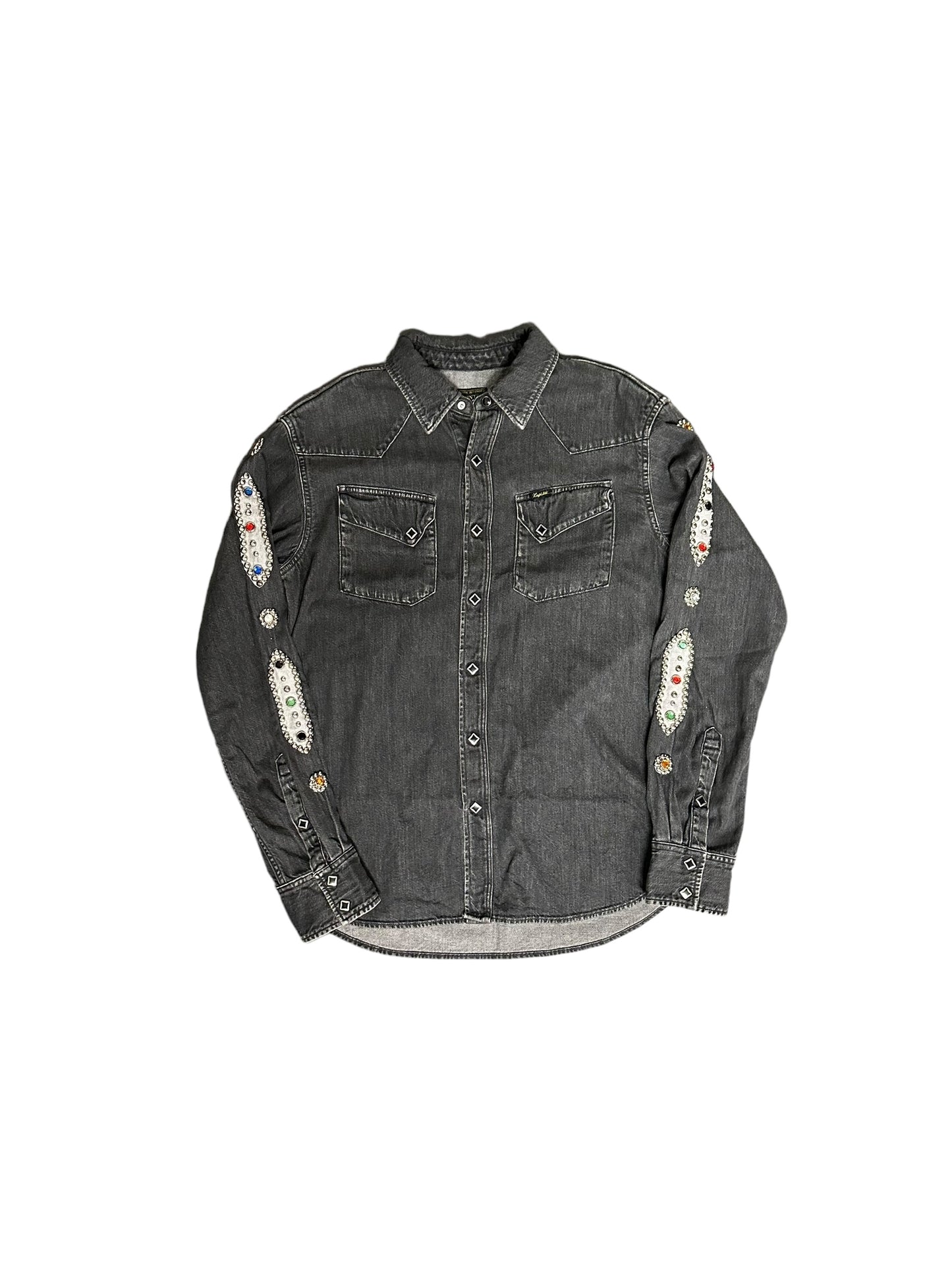 Black Kapital Denim Stud Shirt