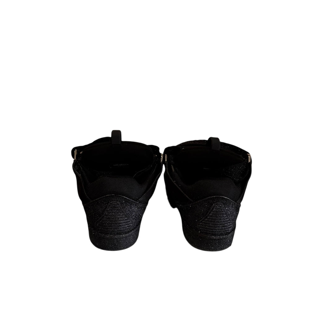 Black Lanvin Glitter Sneaker