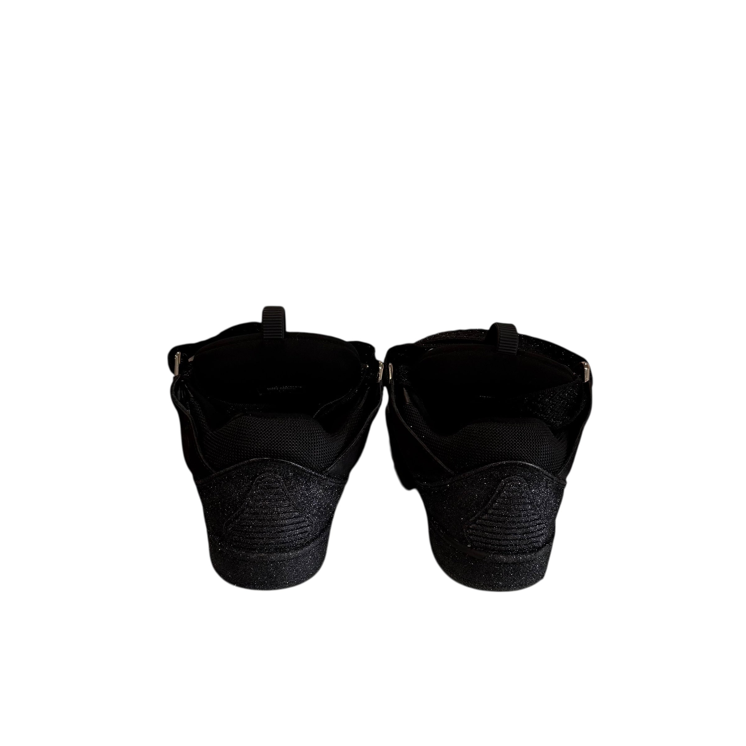 Black Lanvin Glitter Sneaker
