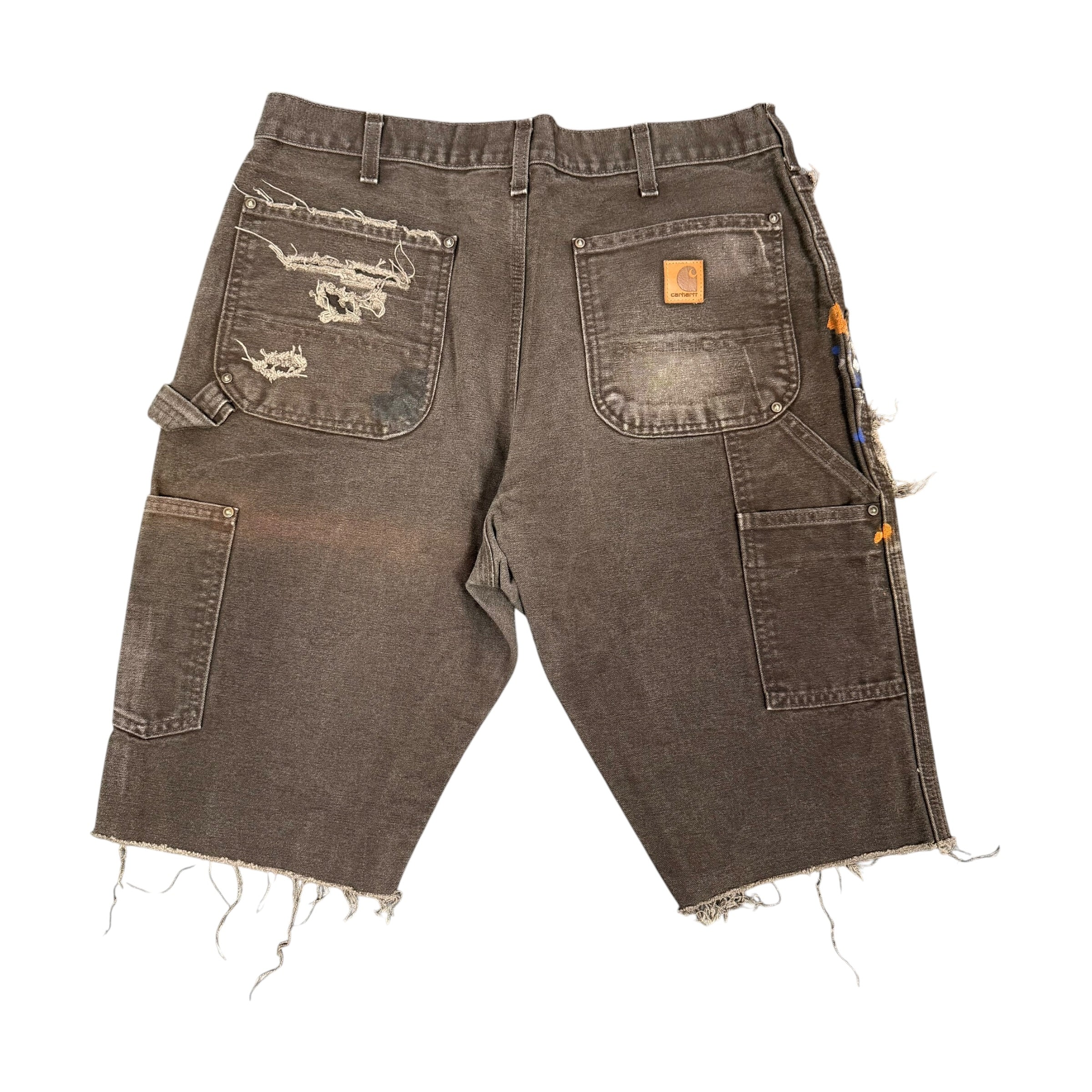 Brown Carhartt Double Knee Shorts