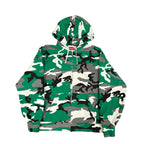 Supreme Green Camo Zip Hoodie