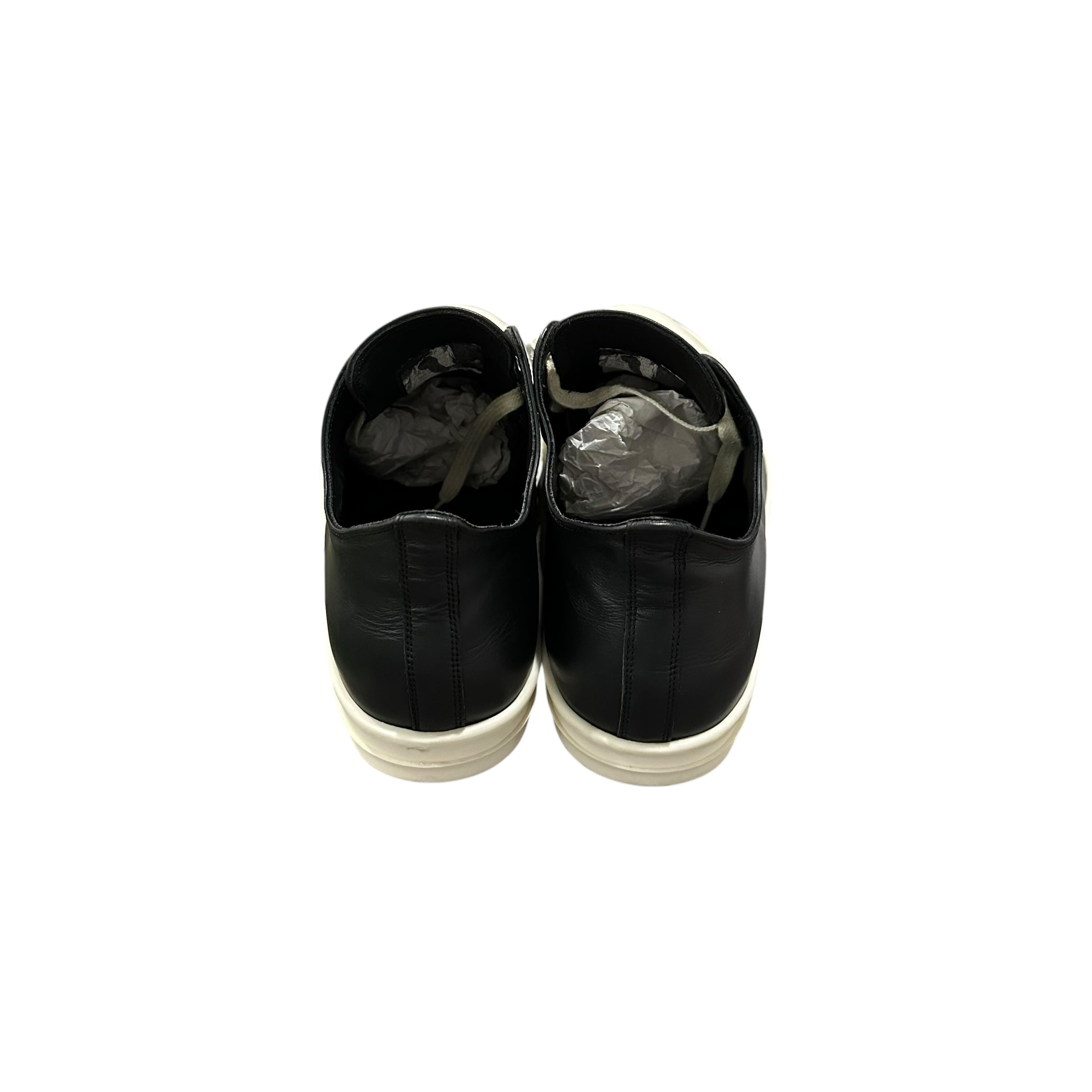 Rick Owen Low Top Leather Sneakers