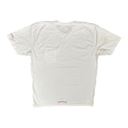 Chrome Hearts  Purple Script Neck White Tee