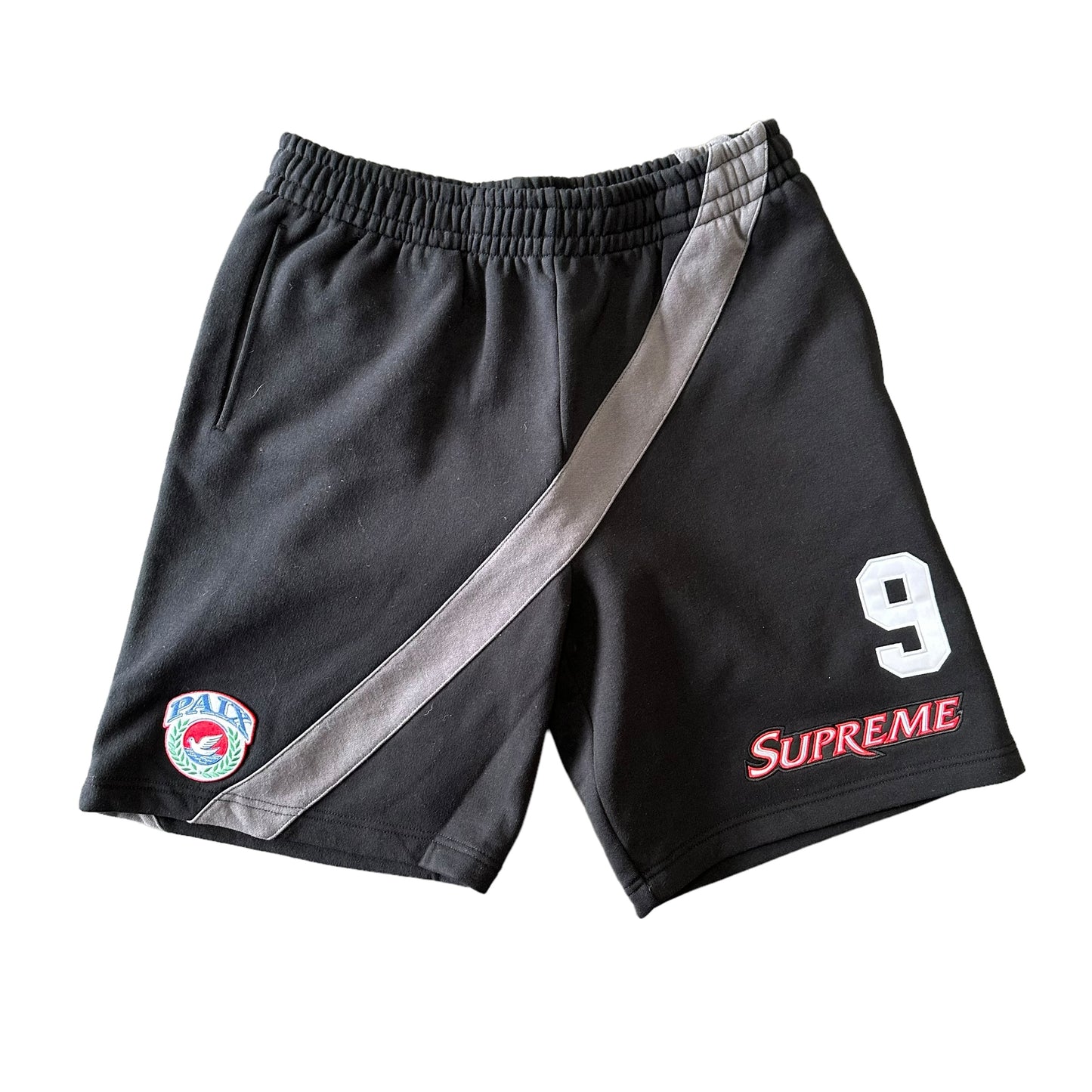 SUPREME EQUIPE SWEATSHORT BLACK (14K1NV)