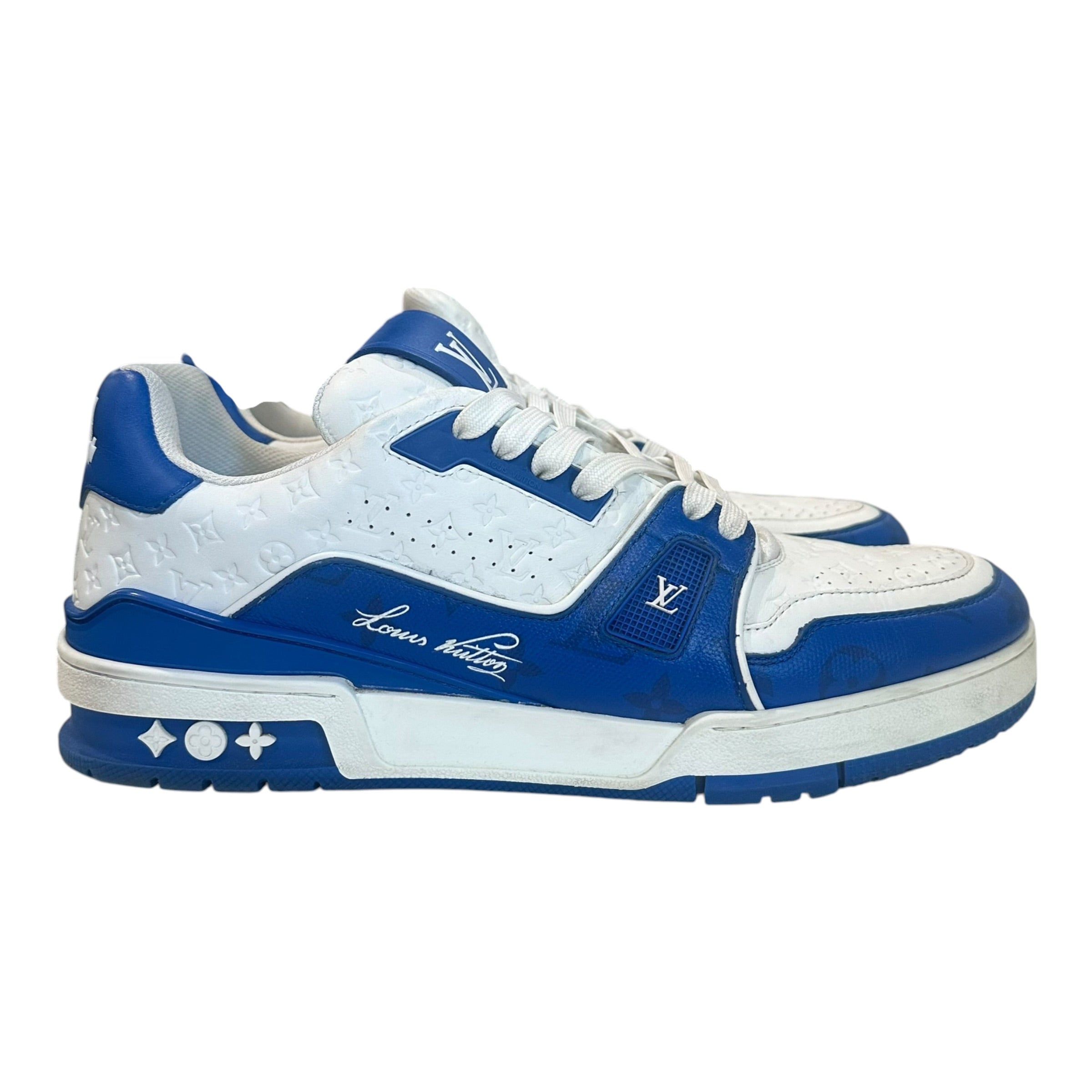 Louis Vuitton “54” Blue Trainer Low