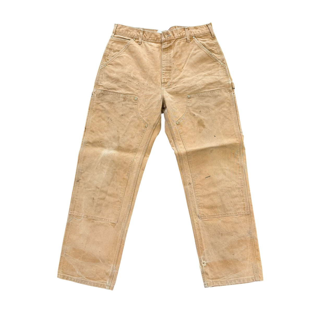 Vintage Tan Carhartt Double Knee Pants (34x30)