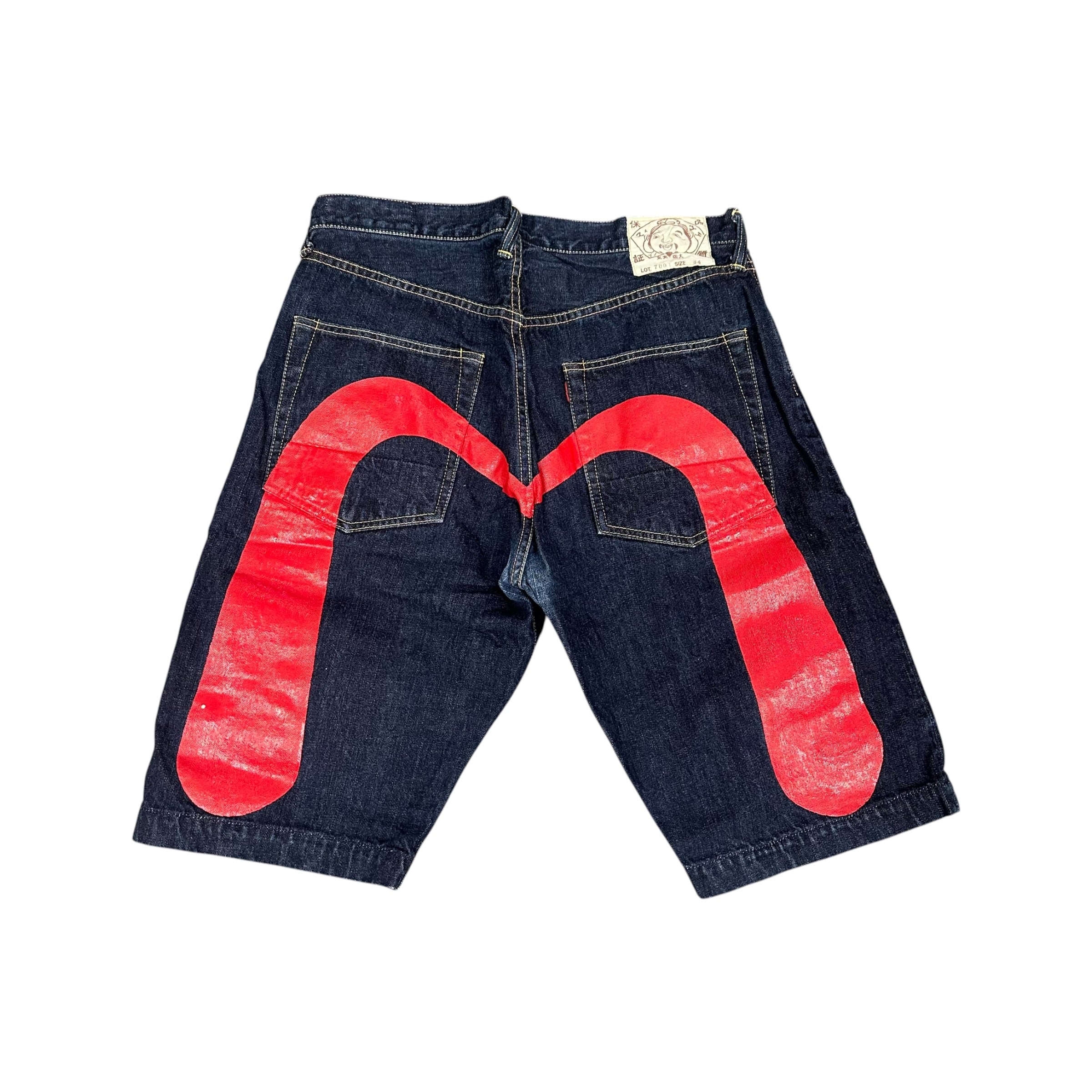 Evisu Lot. 7001 Jean Shorts
