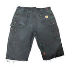 Black Carhartt Double Knee Shorts