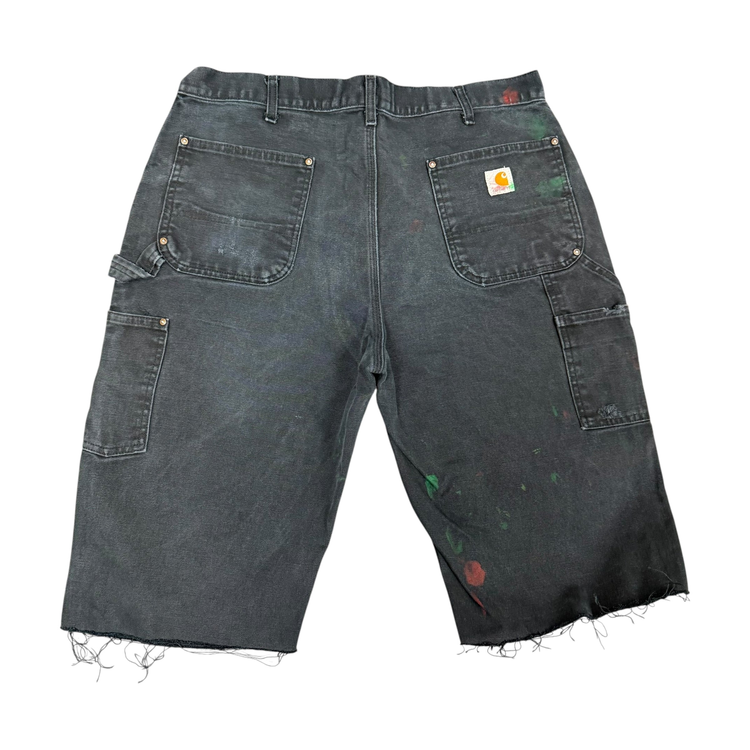 Black Carhartt Double Knee Shorts