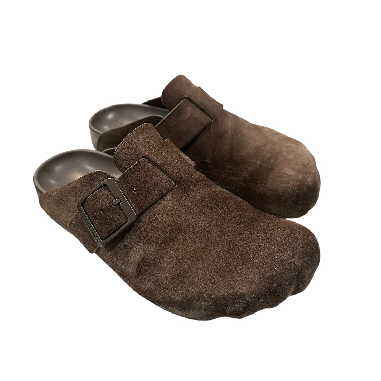 Balenciaga Sunday Mules Brown
