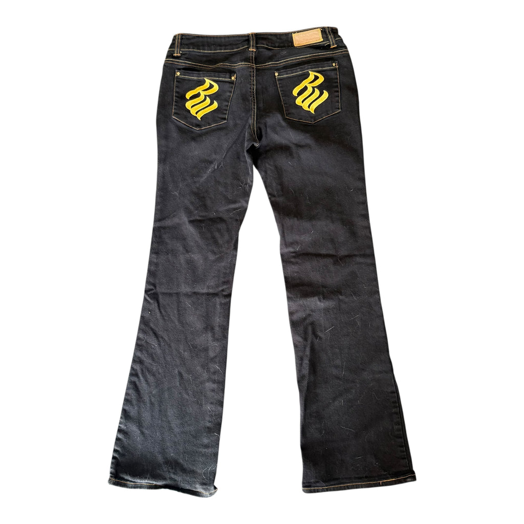 Black Rocawear Flare Jeans
