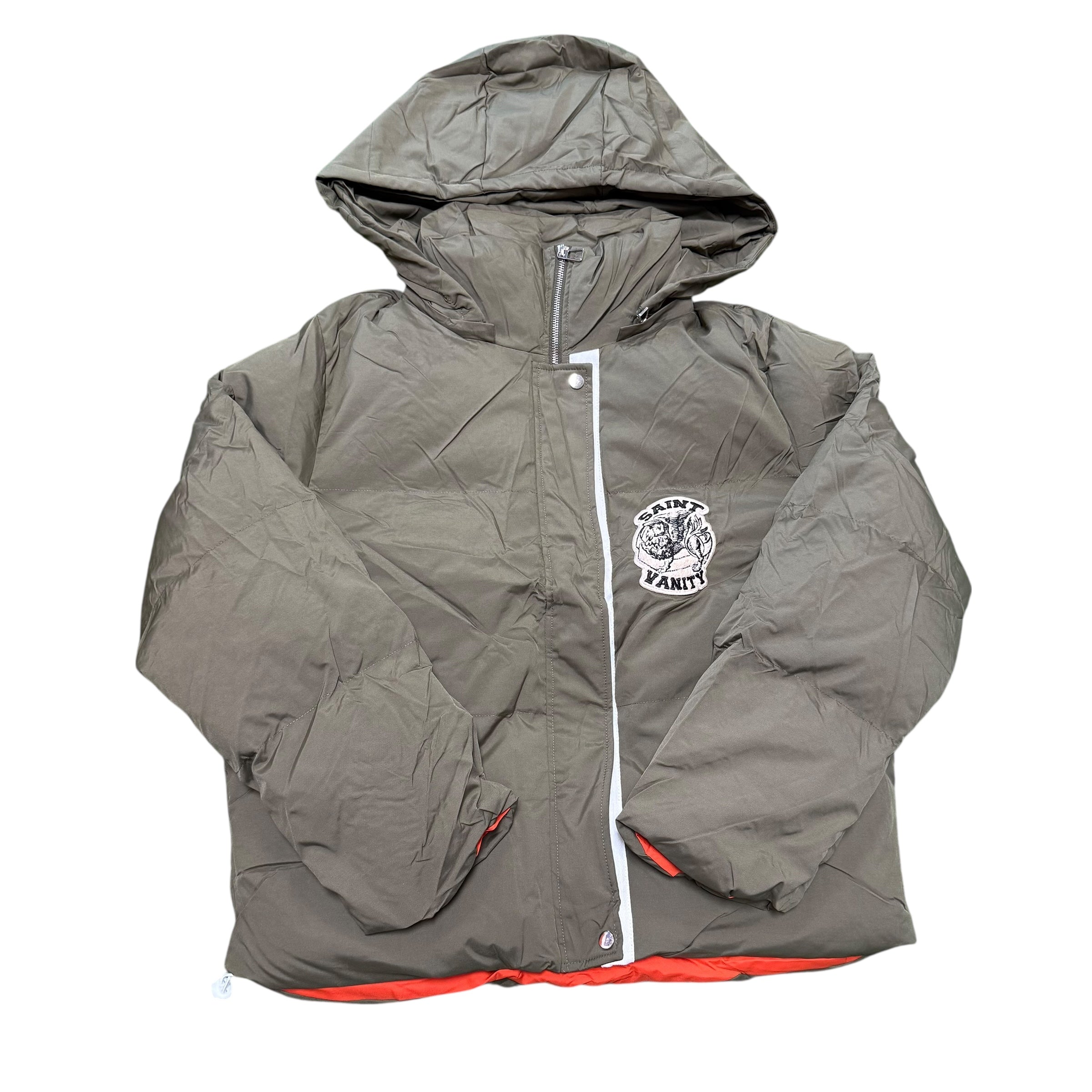 NEW Saint Vanity Green Puffer Jacket