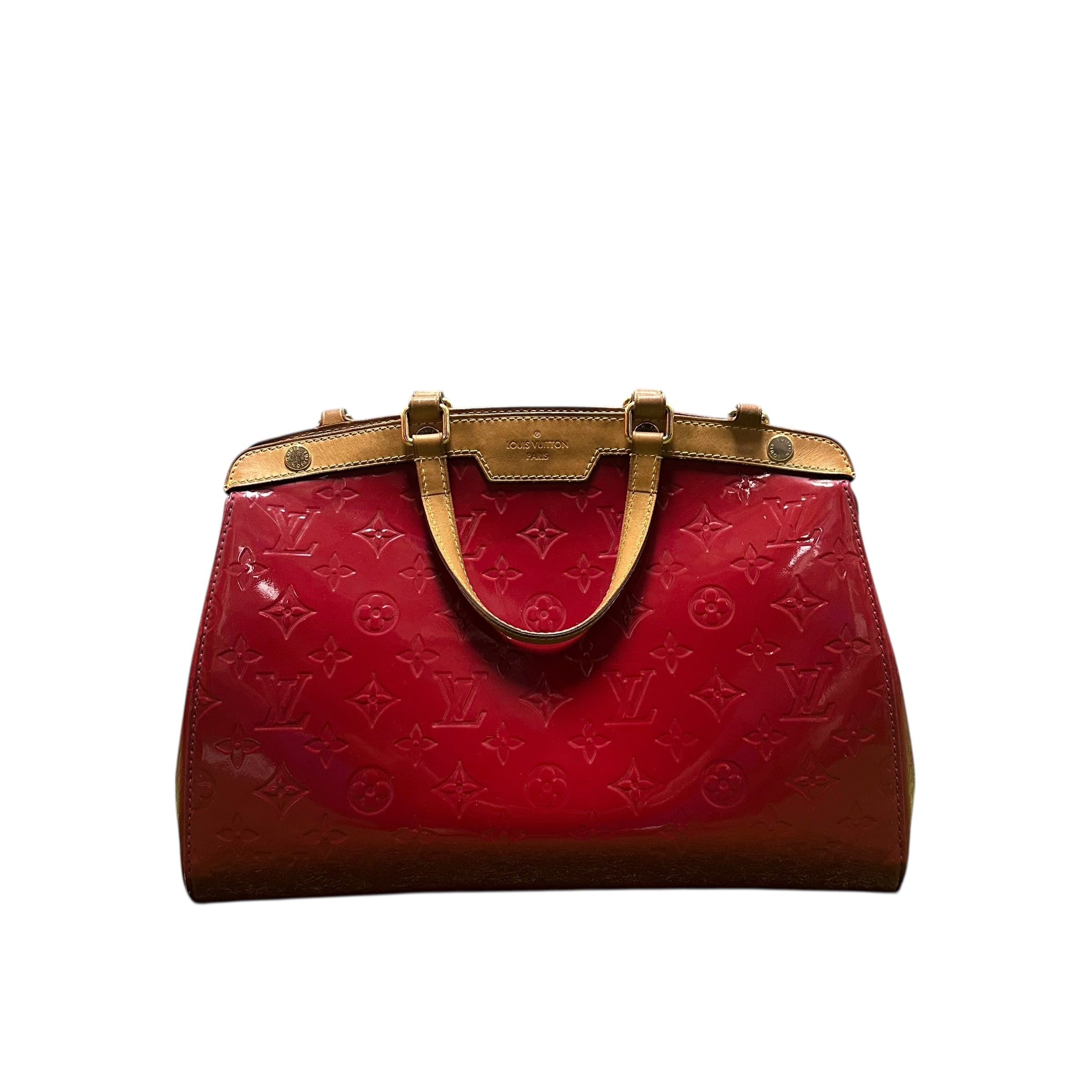 Louis Vuitton Vernis Blair MM Hand Bag “Red”