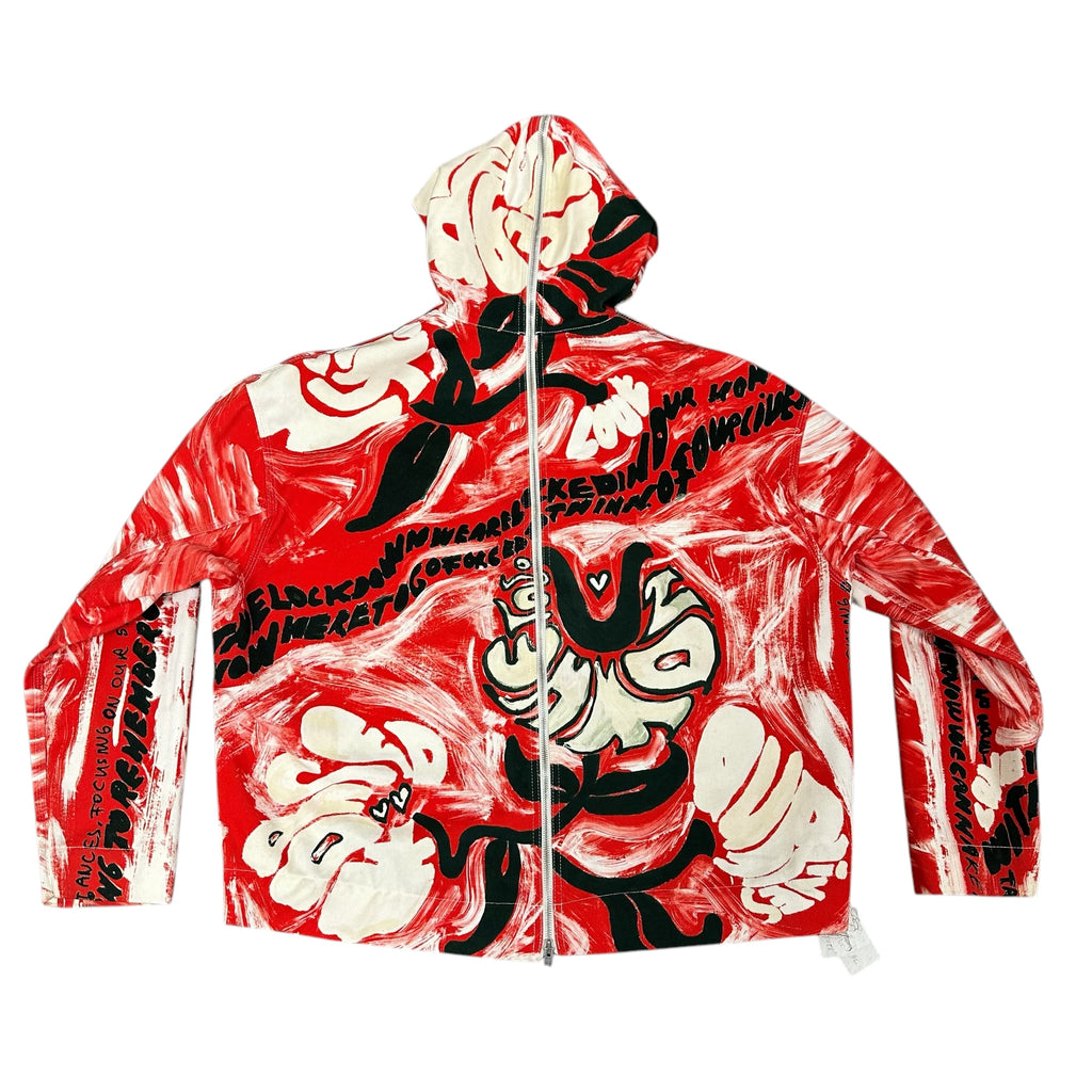 Marni Painted Floral Zip Up