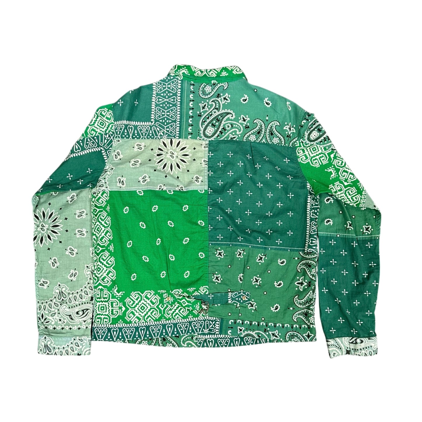 Kapital Green Paisley Button Up